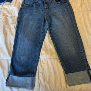 Old navy cropped cuffed crop jeans
